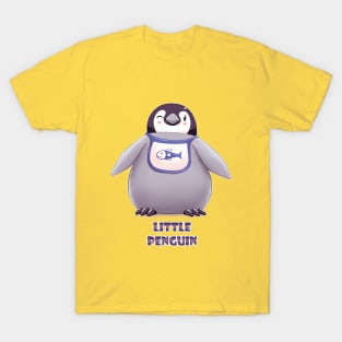 Penguin Ready For Fish (Words) T-Shirt